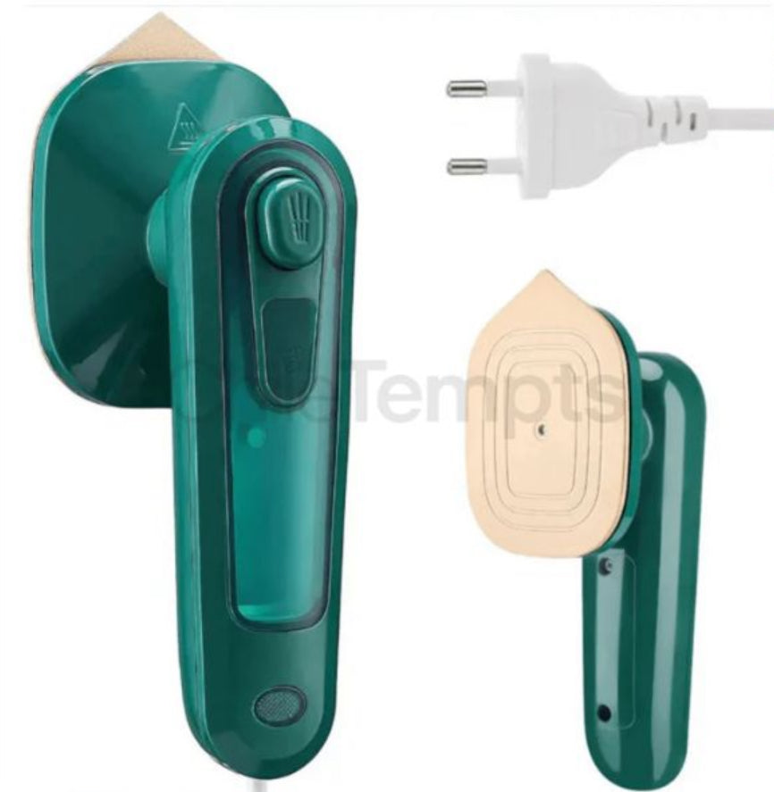 Plancha Portátil 2-en-1: Ropa impecable sin perder minutos